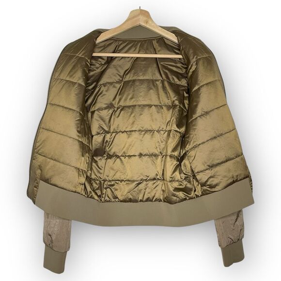 Lululemon Non-Stop Bomber Reversible Jacket Coat Brown Tan Women’s Size 8 - Picture 3 of 13